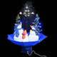Vidaxl Weihnachtsbaum schneit mit Regenschirme 75 cm PVC Blau