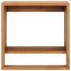 VIDAXL -Handtuchregal Wandmontage 35x20x35 cm Festes Teakholzholz