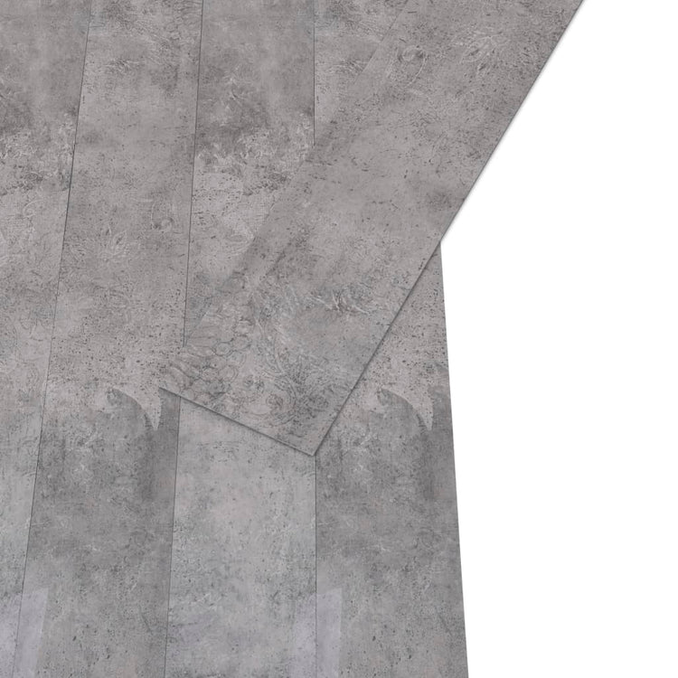 VIDAXL-Dielen nicht selbst adhäsiv 5,26 m² 2 mm PVC-Zementbraun