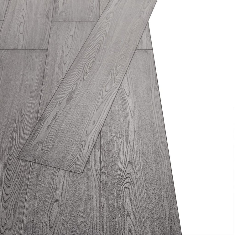 VIDAXL-Dielen nicht selbst adhäsiv 4,46 m² 3 mm PVC dunkelgrau