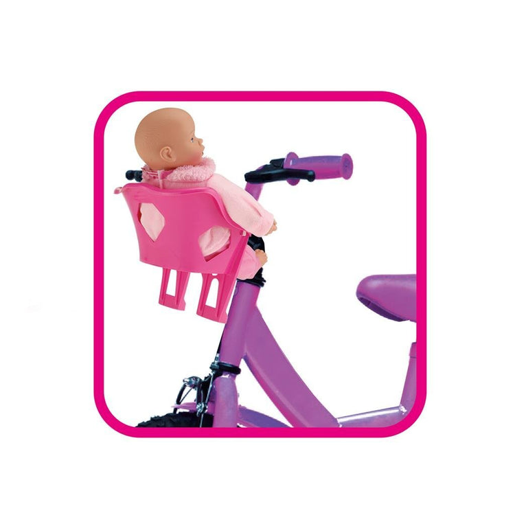 Süße Baby süßes Babypuppenrad -Fahrradstuhl Pink