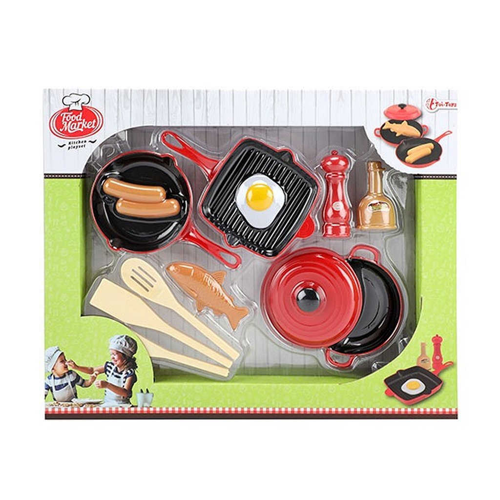 Lebensmittelmarkt Kochset 13-teilig