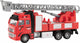 Metall-Rückzug-Feuerwehrwagen 1:38