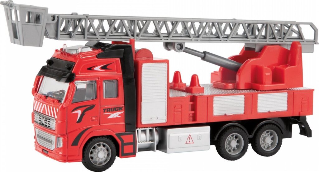 Metall-Rückzug-Feuerwehrwagen 1:38