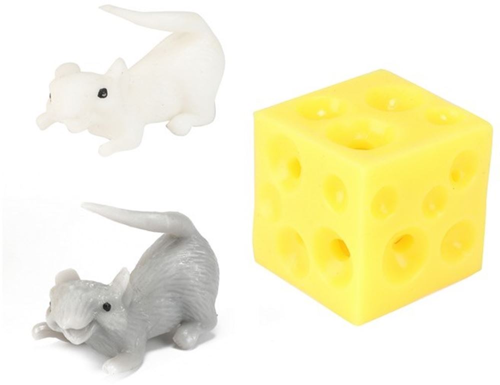Toi-Toys drücken Käse mit 2 Mäusen