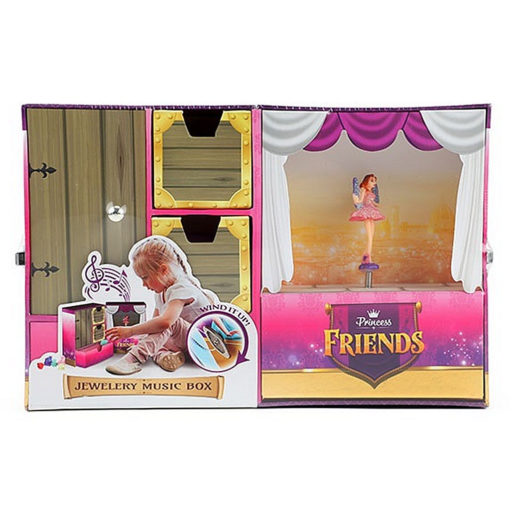 Prinzessin Freunde Freunde Musik Schmuckschatulle