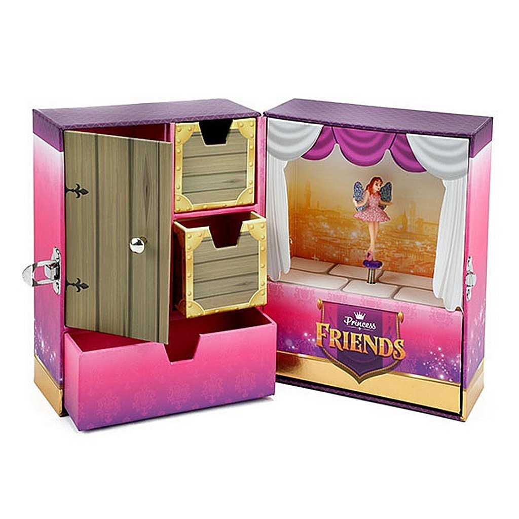Prinzessin Freunde Freunde Musik Schmuckschatulle