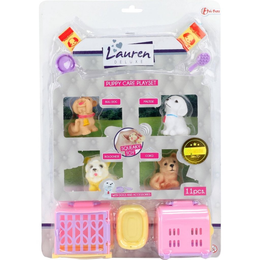 Lauren Deluxe Deluxe Welpen im Koffer + Klang