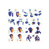 Toi-Toys Toi-Toys Craft Puzzle Aap Junior 25,8 cm Blau 59-Stück