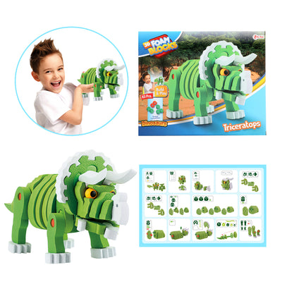 Toi-Toys Toi-Toys Craft Puzzle Tricera Junior 25,8 cm Grün 59-köpfig