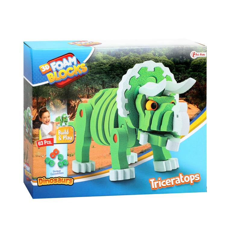 Toi-Toys Toi-Toys Craft Puzzle Tricera Junior 25,8 cm Grün 59-köpfig