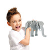 Toi-Toys Toi-Toys 3d Puzzle Elefant Junior 31,5 cm Schaumgrau 75-teilig