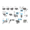 Toi-Toys Toi-Toys 3d Puzzle Elefant Junior 31,5 cm Schaumgrau 75-teilig