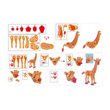 Toi-Toys 3D-Puzzle Giraffe Junior 31,5 cm Schaum Orange 104-Stück - afbeelding 5