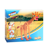 Toi-Toys 3D-Puzzle Giraffe Junior 31,5 cm Schaum Orange 104-Stück - afbeelding 6