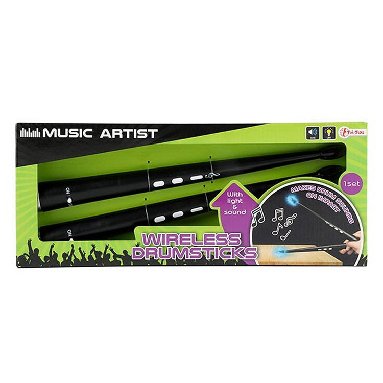 Musikkünstler Musikkünstler Wireless Drum Stocks + Sound + Licht