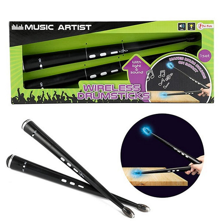 Musikkünstler Musikkünstler Wireless Drum Stocks + Sound + Licht