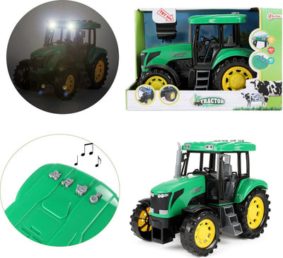 Traktor -Traktor -Traktor groß 27 cm mit Licht und Schall
