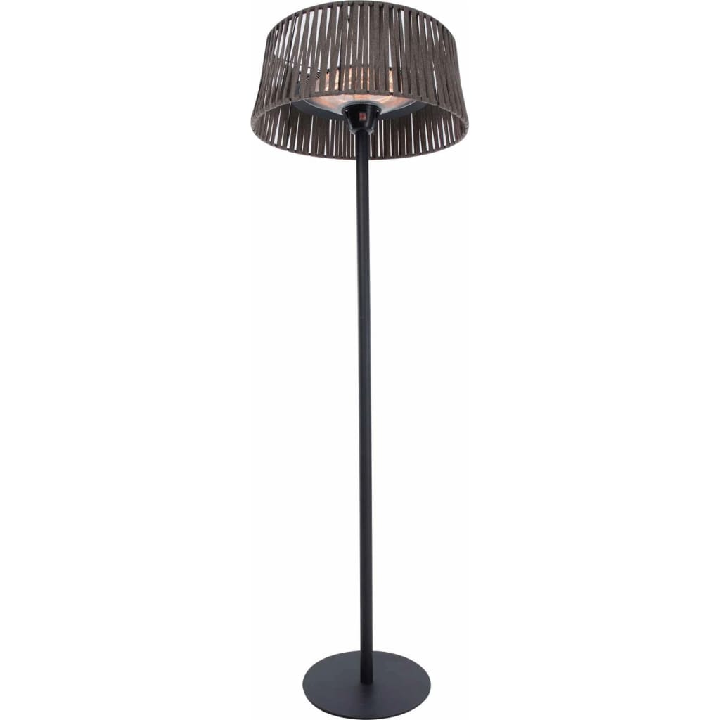 Gefangener Sund stehend mit Artix Corda 2100 W Halogene braun