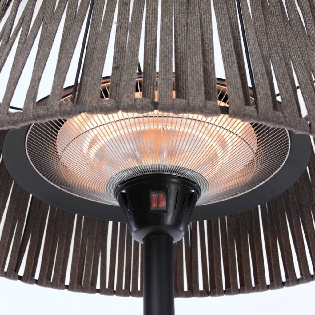 Gefangener Sund stehend mit Artix Corda 2100 W Halogene braun