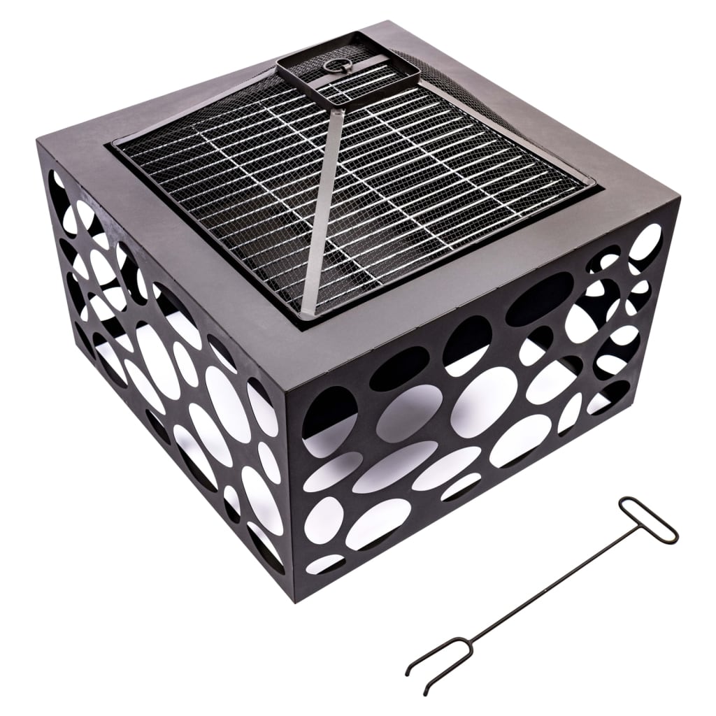 Redfire Redfire Kamin Mikor mit Grillgrill schwarz