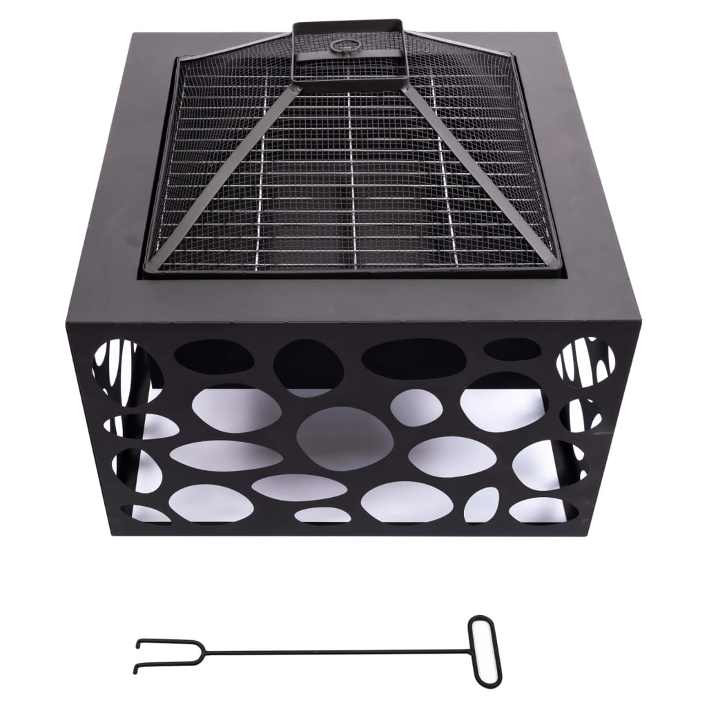 Redfire Redfire Kamin Mikor mit Grillgrill schwarz