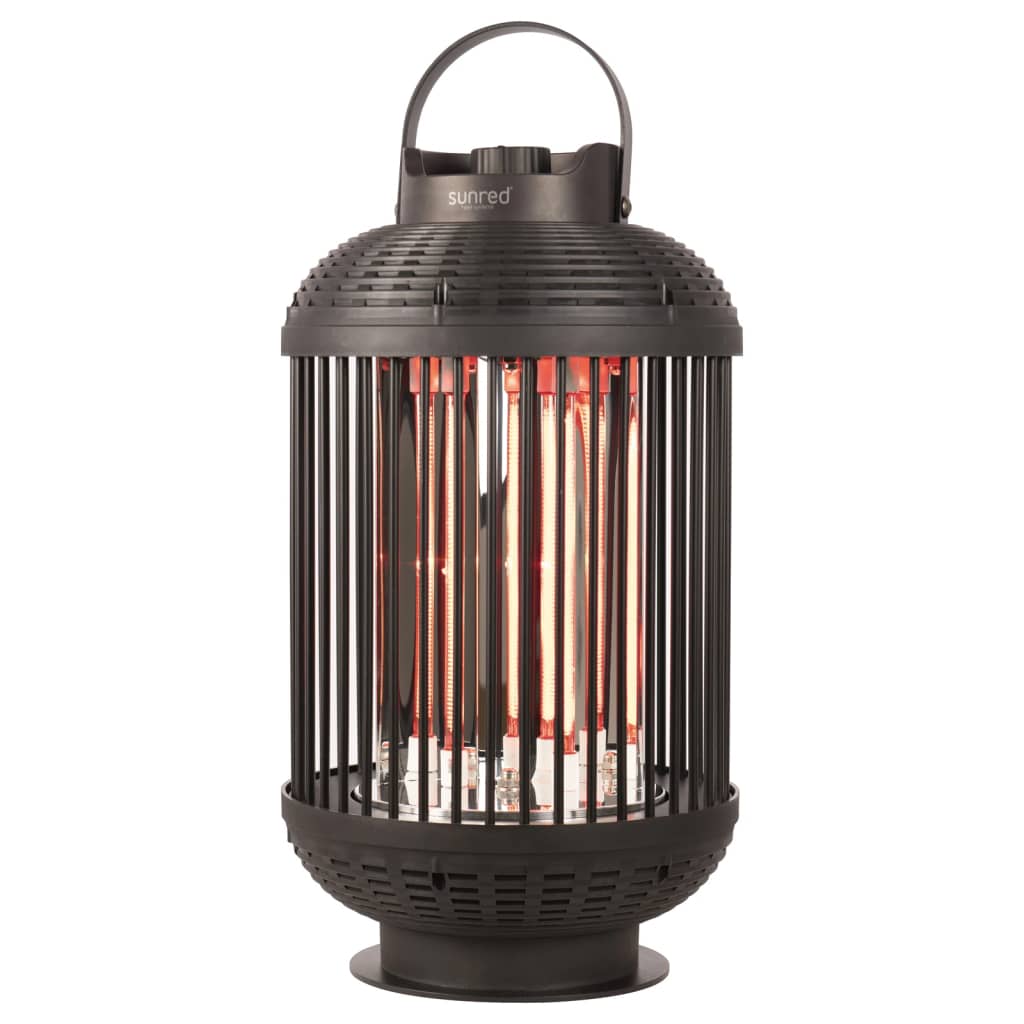 Gespenrter Tisch wärmer Indox 1200 W Halogenschwarz