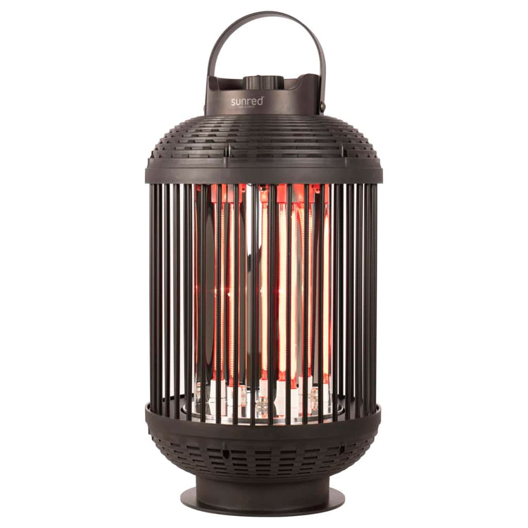Gespenrter Tisch wärmer Indox 1200 W Halogenschwarz
