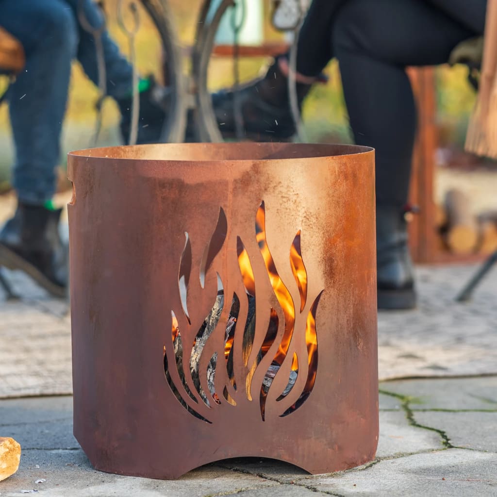 Redfire Redfire Garden Kamin Kiruna handgefertigtes Rost -Gelegenheiten