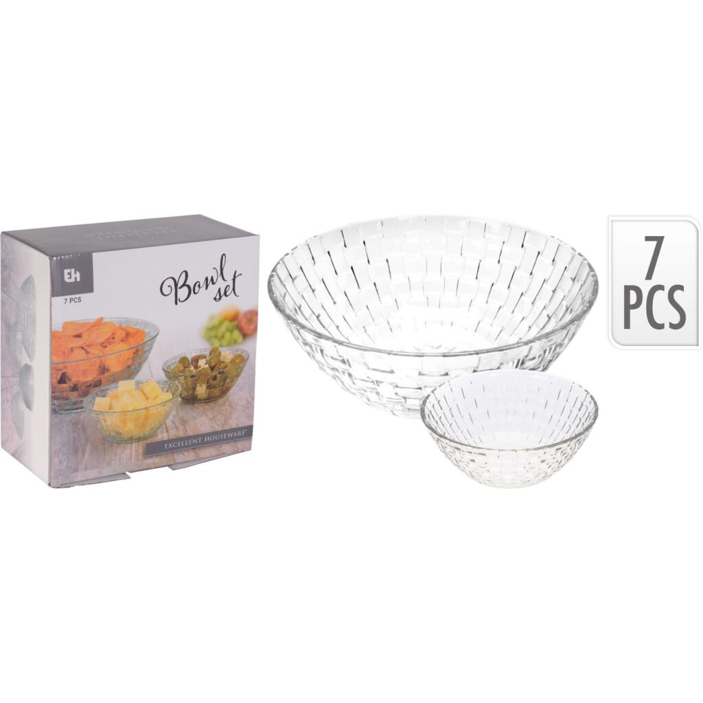 Ausgezeichneter Hauswaren-Hauswaren-Glas-Set 7-piefe