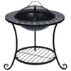 Prograrden Progarden Fire Bowl mit Mosaikdesign 58x58x44 cm