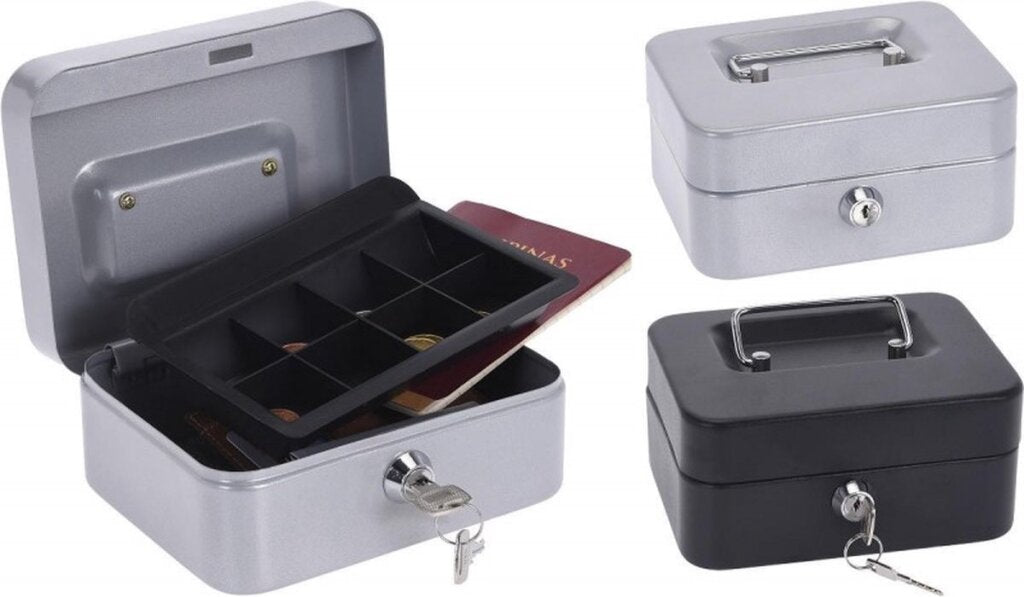 Verschiedenes Geldbox Metall 16,5x13x8cm