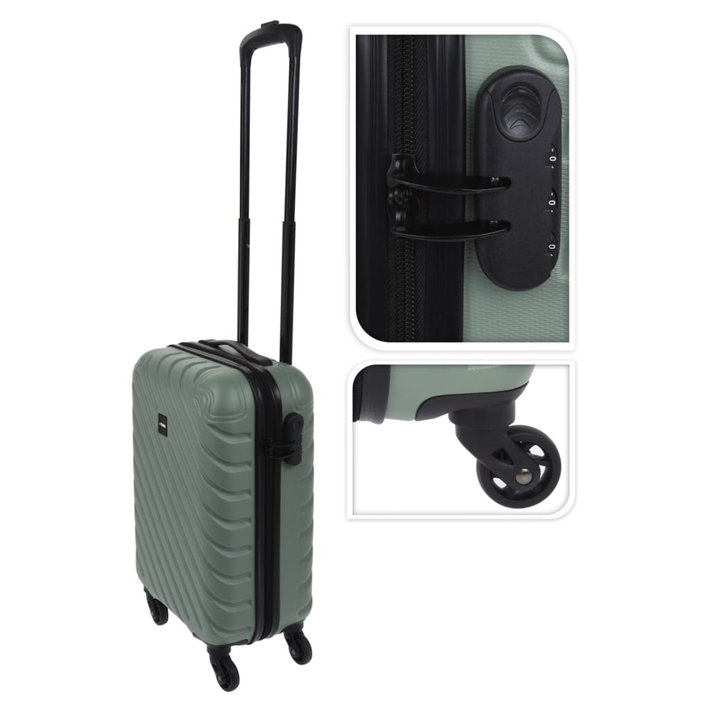 Proworld Proworld Koffer Diamantmuster 28 l Grün