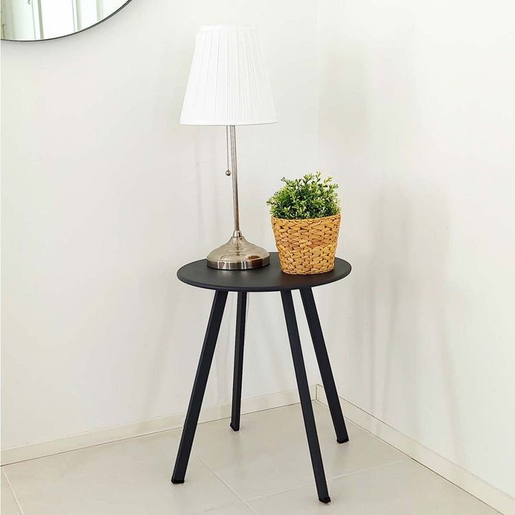 Pro Gartengarten Metall Tisch 40x49 cm Matt Dunkelgrau