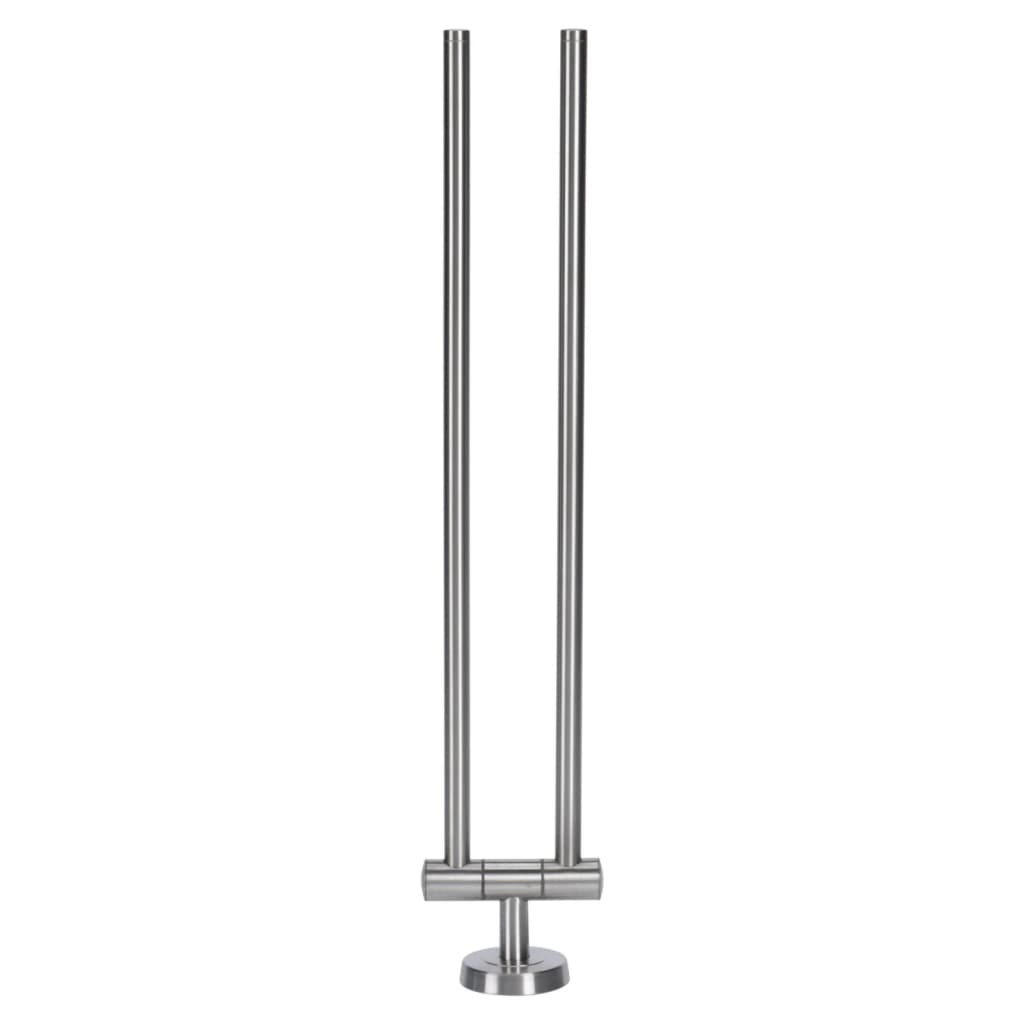 Badezimmerlösungen Badezimmerlösungen Handtuchstange Doppelte 50 cm Edelstahl