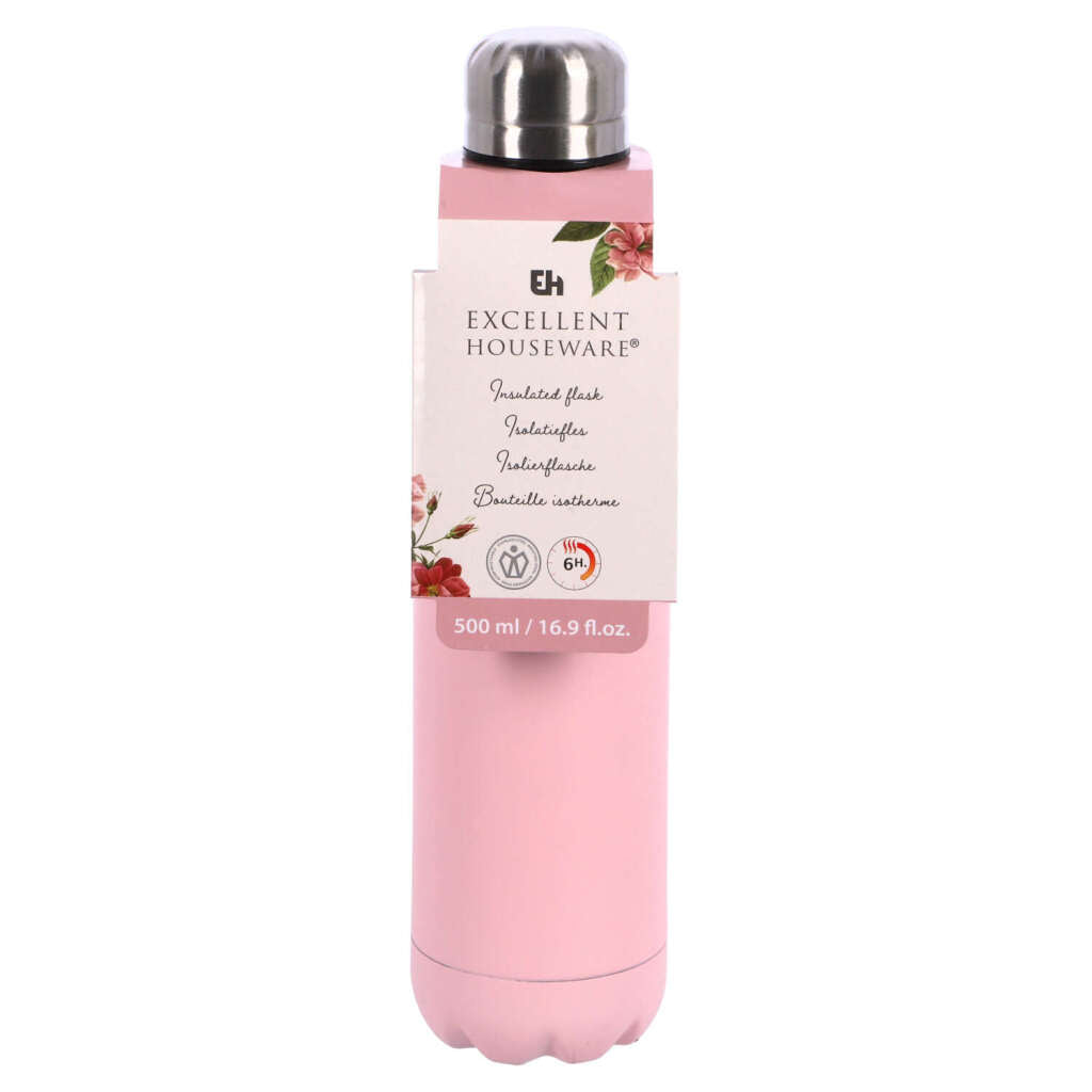 Ausgezeichnete Hauswaren -Hauswaren Isoleer Flasche 500 ml 4 verschiedene Versionen
