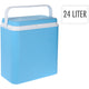 Basic Cool Box 24l Blue White