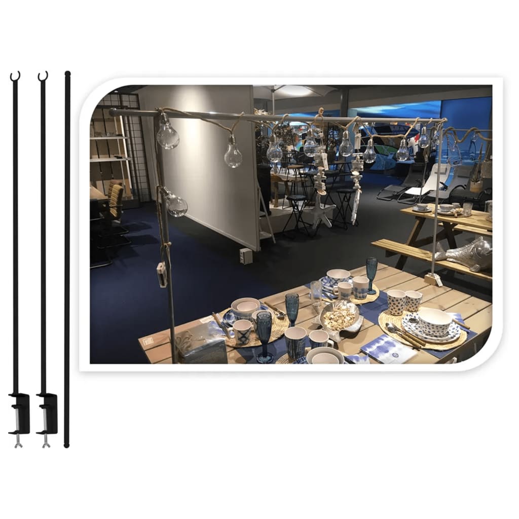 Prograrden Prograrden Tischklemme Metall Schwarz