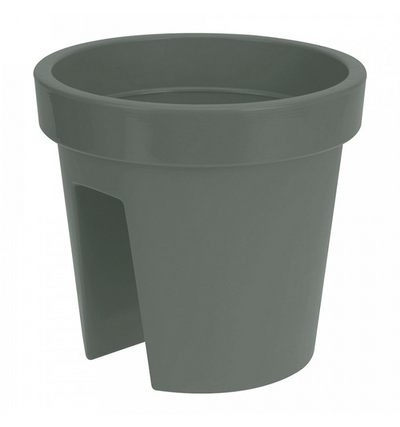 Grundlegender runder Balkon Bin 28 cm Grün