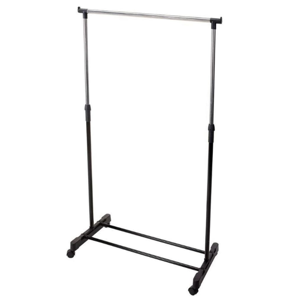 Lagerlösungen Aufbewahrungslösungen Kleidungsständer mit Rädern Single Rang 80x42X (90-165) cm