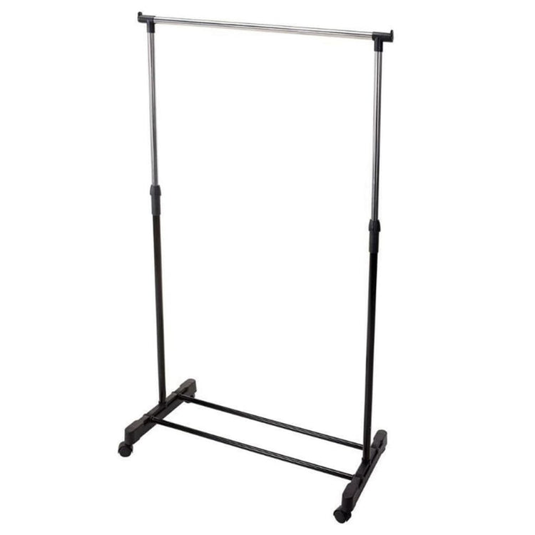 Lagerlösungen Aufbewahrungslösungen Kleidungsständer mit Rädern Single Rang 80x42X (90-165) cm