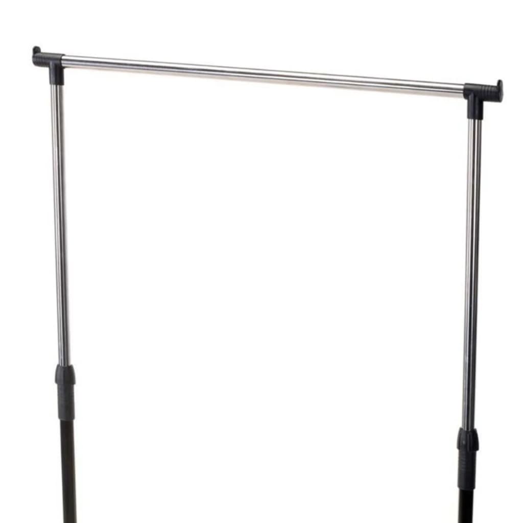 Lagerlösungen Aufbewahrungslösungen Kleidungsständer mit Rädern Single Rang 80x42X (90-165) cm