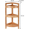 Badezimmerlösungen Badezimmerlösungen Badezimmer Rack 3-layer Bambus