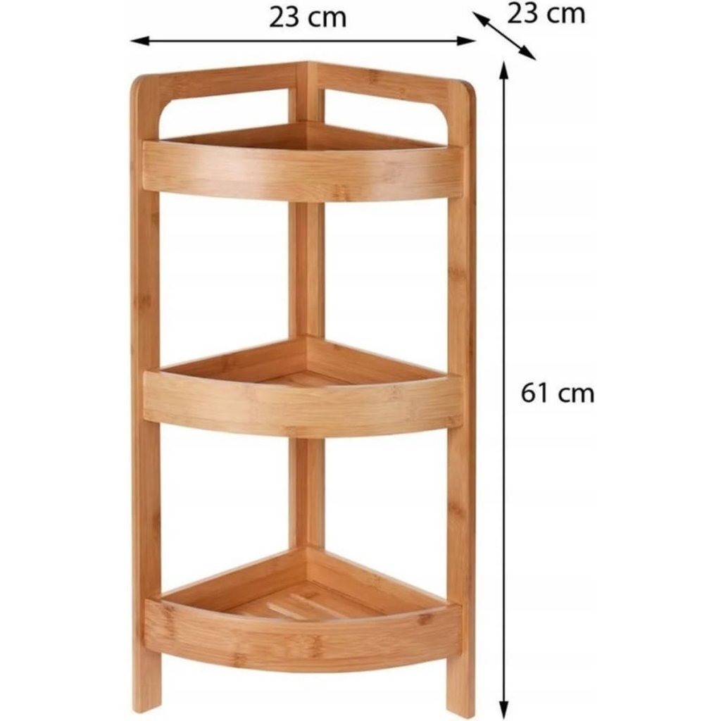 Badezimmerlösungen Badezimmerlösungen Badezimmer Rack 3-layer Bambus