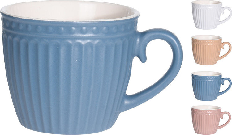 Andere Marken Becher Steingut 250 ml verschiedene Farben