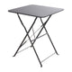 Excellent Houseware Klapptisch 60x60x71 cm Anthrazit