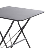Excellent Houseware Klapptisch 60x60x71 cm Anthrazit - afbeelding 2