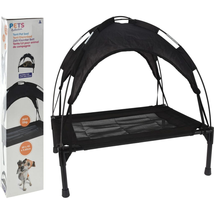 Haustiersammlung Haustier Sammlung Tierbett Haustierzelt 60x45 cm Schwarz