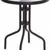 Pro -Gartengarten rund Glas Balkon Tabelle 60x70 cm