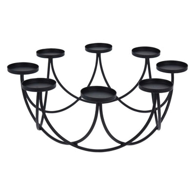 Hs h s kollektionskornestick für 8 candles 30x12 cm dia schwarz